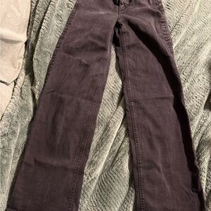 Washed Black Wide-Leg Pants